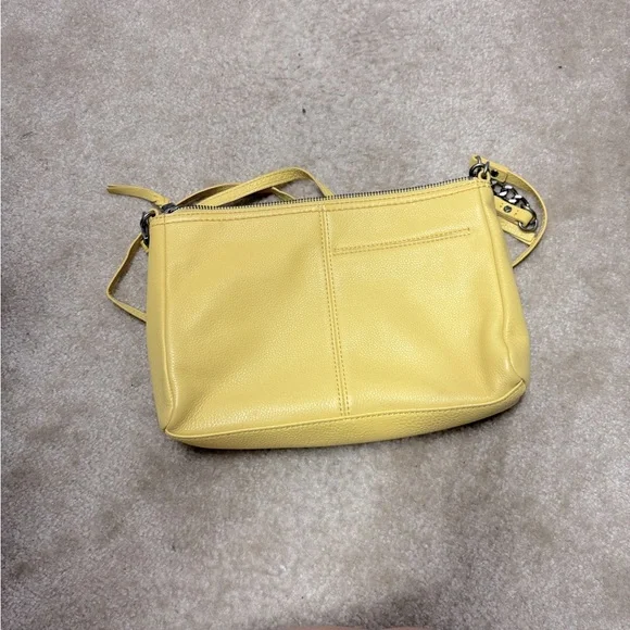 The Sak Yellow Leather Shoulder Bag - Picture 3 of 5